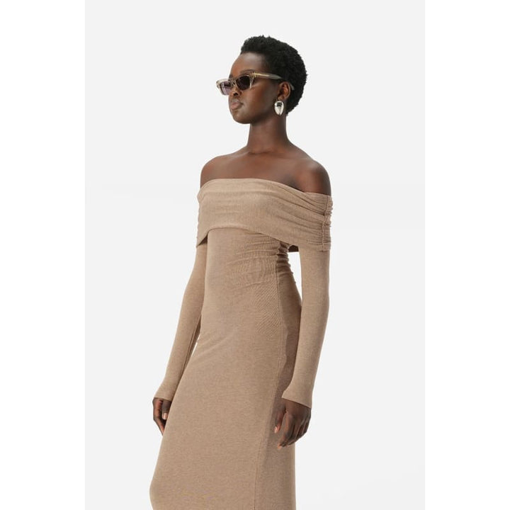 Harpa Dress | Tan Marle - Dress