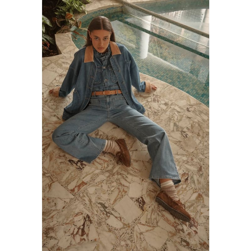 Harper Jean | 70’s Blue - Bottoms