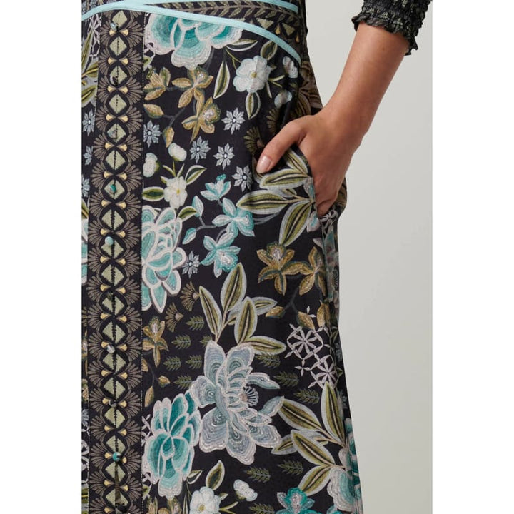 Harper Viscose Dobby Skirt | Dahlia Fields - Bottoms