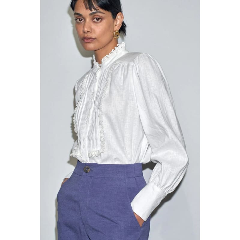 Haze Top | Porcelain - Tops