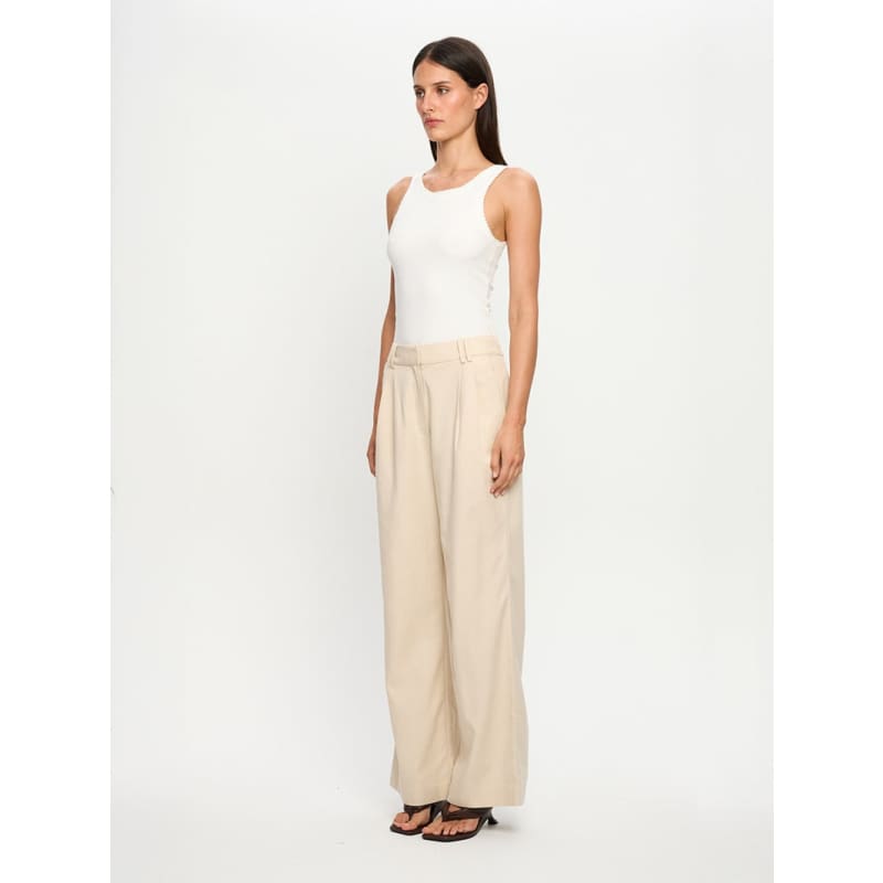 Hazel Pant | Cream - Bottoms