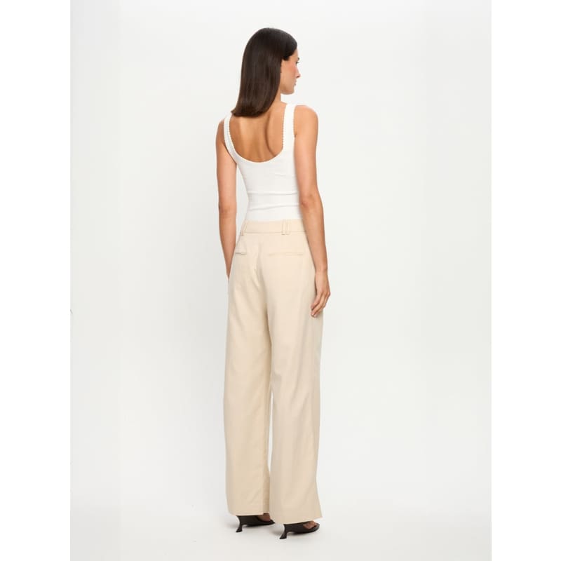 Hazel Pant | Cream - Bottoms