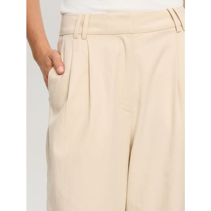 Hazel Pant | Cream - Bottoms