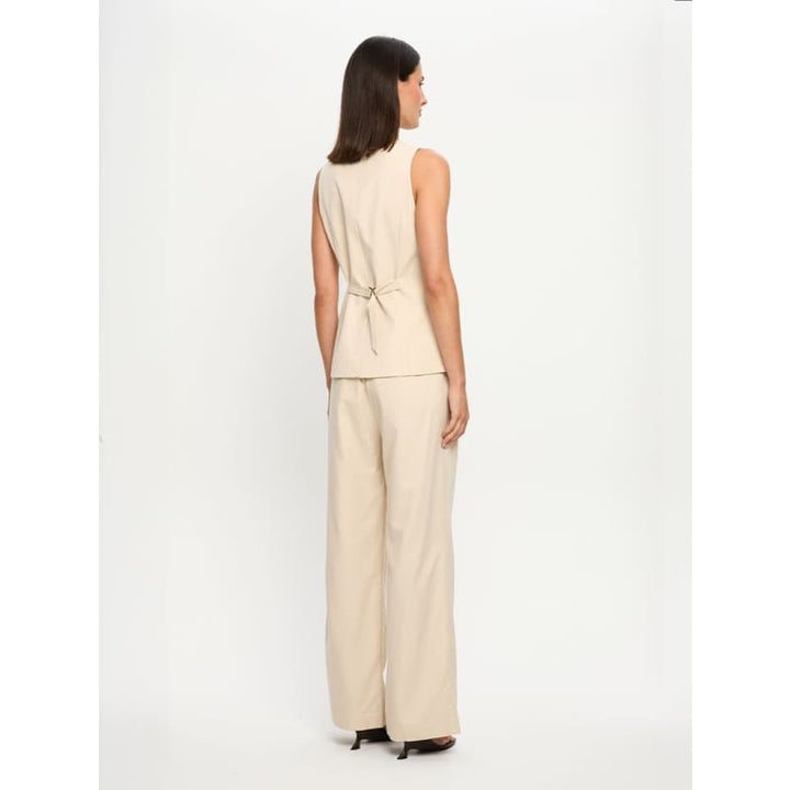 Hazel Vest | Cream - Tops