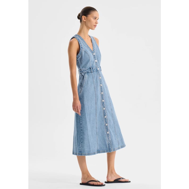 Hendrix Denim Dress | Light Blue Dress