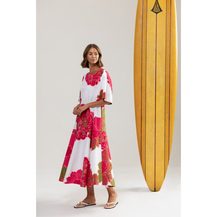 Hibiscus Midi Dress - Dress