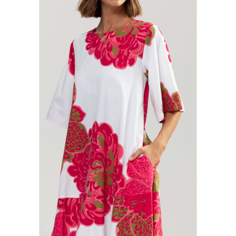 Hibiscus Midi Dress - Dress