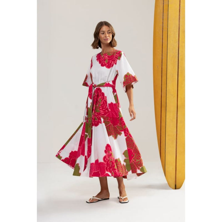 Hibiscus Midi Dress - Dress