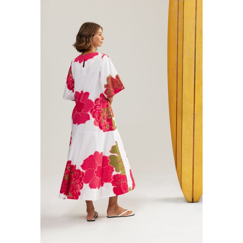 Hibiscus Midi Dress - Dress