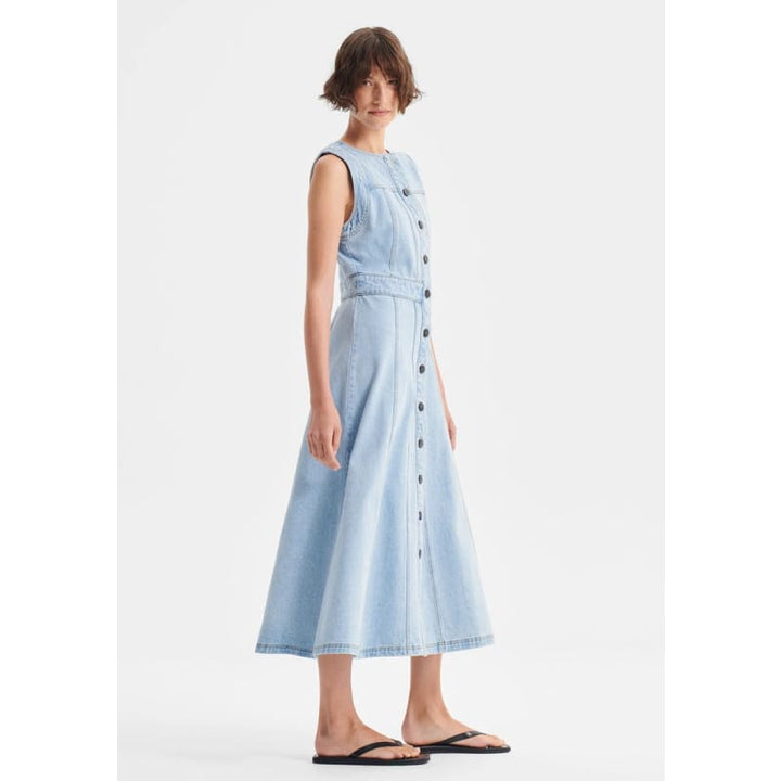Hudson Denim Midi Dress | Blue - Dress