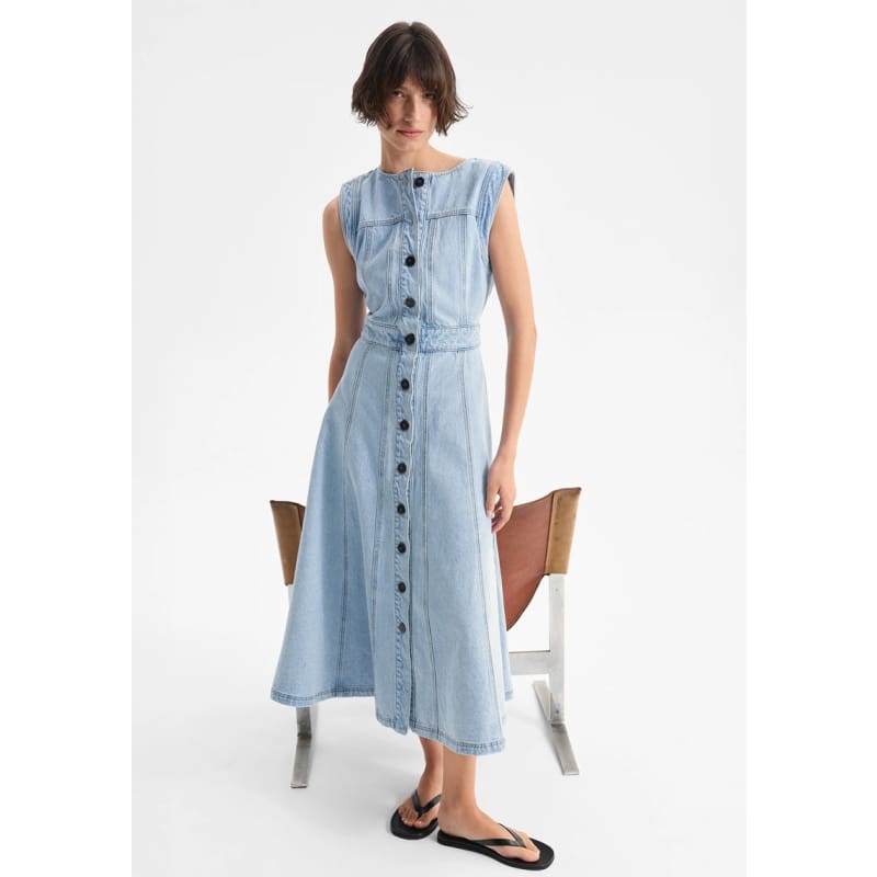 Hudson Denim Midi Dress | Blue - Dress