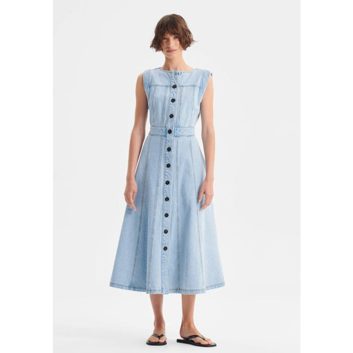Hudson Denim Midi Dress | Blue - Dress