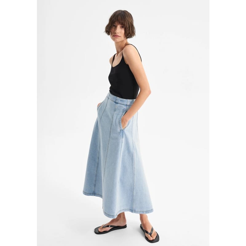 Hudson Denim Skirt | Blue - Bottoms