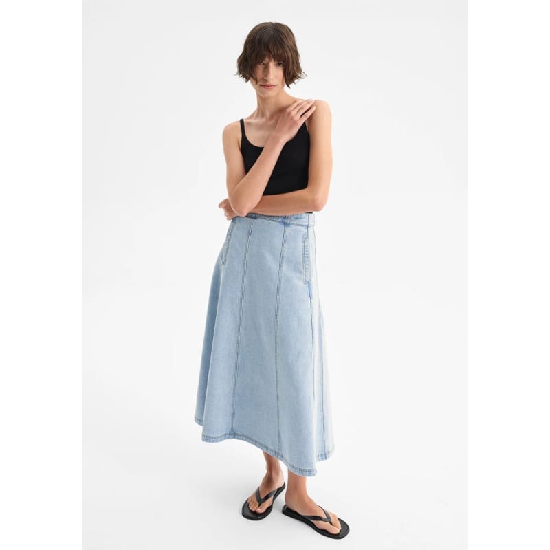 Hudson Denim Skirt | Blue - Bottoms