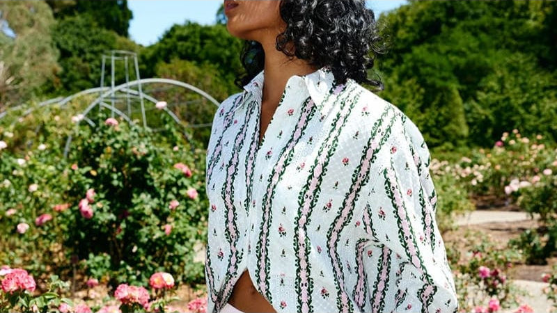 Indi Skirt | Antique Rose Stripe - Bottoms