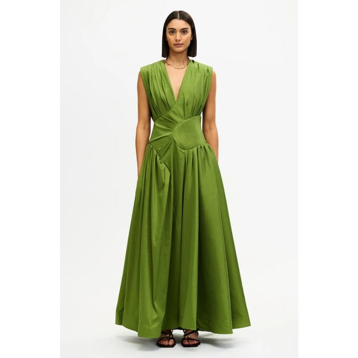 Innoxhill Maxi Dress | Basil Green - Dress