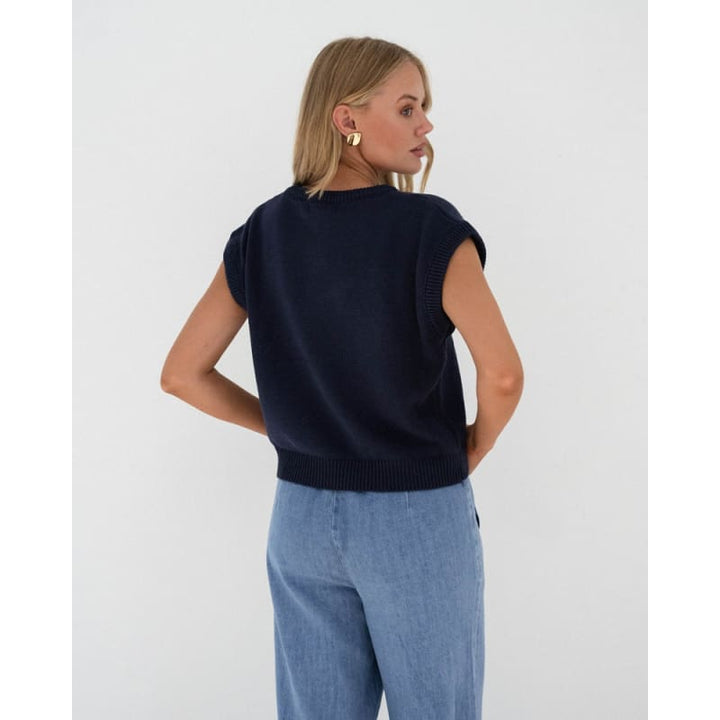 Issy Jumper | Navy - Knitwear