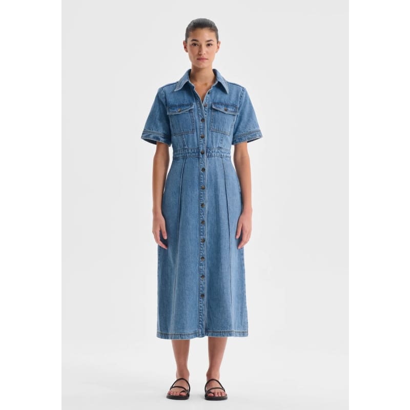 Jacque Denim Shirt Dress | Light Blue Dress