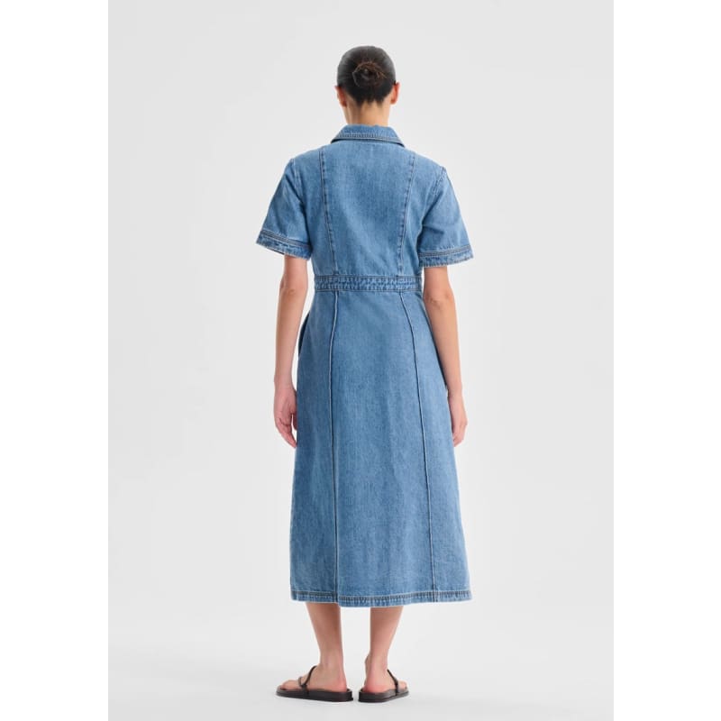 Jacque Denim Shirt Dress | Light Blue Dress