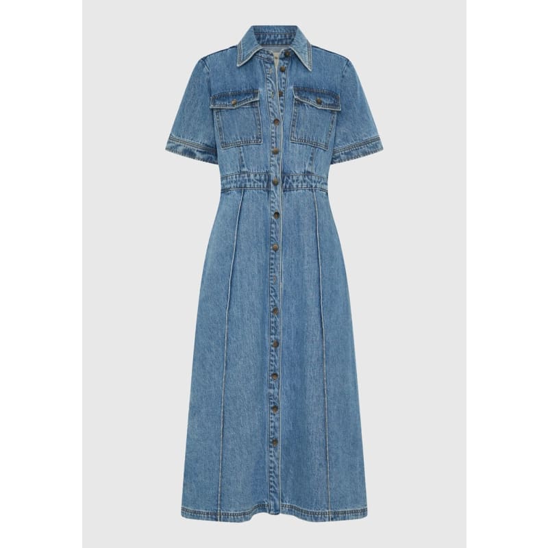 Jacque Denim Shirt Dress | Light Blue Dress