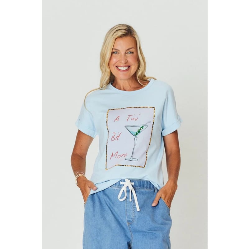 Jade Relaxed Tee | Martini - Tops