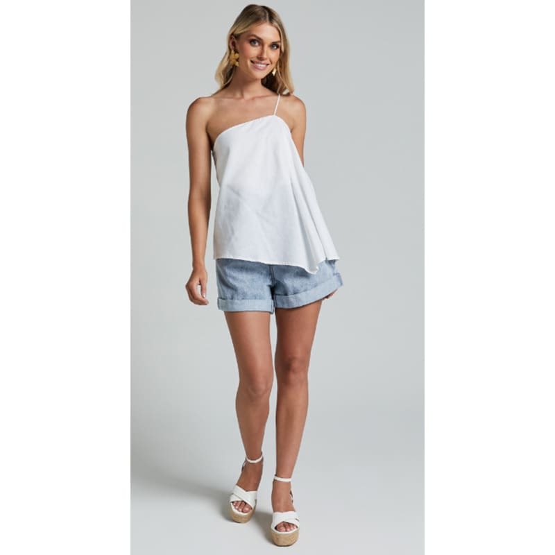 Jaylin Denim Shorts | Light Blue Wash - Bottoms