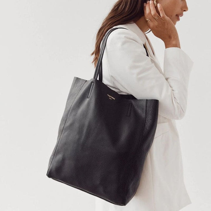 Jillian Shopper Tote | Black - Accessories