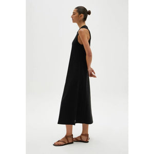 Juni Organic Tank Dress | True Black - Dress