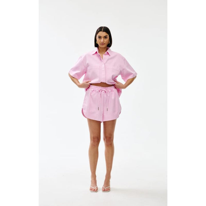 Juniper Short | Blush Wash Denim - Bottoms