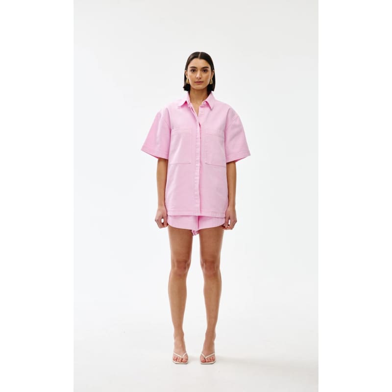 Juniper Short | Blush Wash Denim - Bottoms