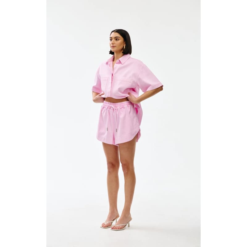 Juniper Short | Blush Wash Denim - Bottoms