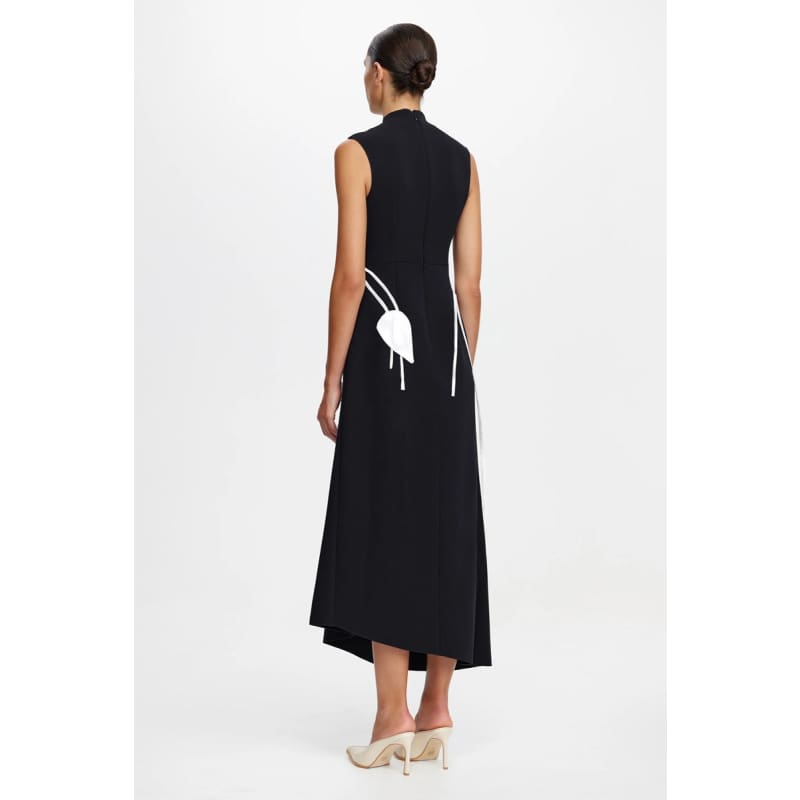 Kadence Midi Dress | Black & Ivory - Dress