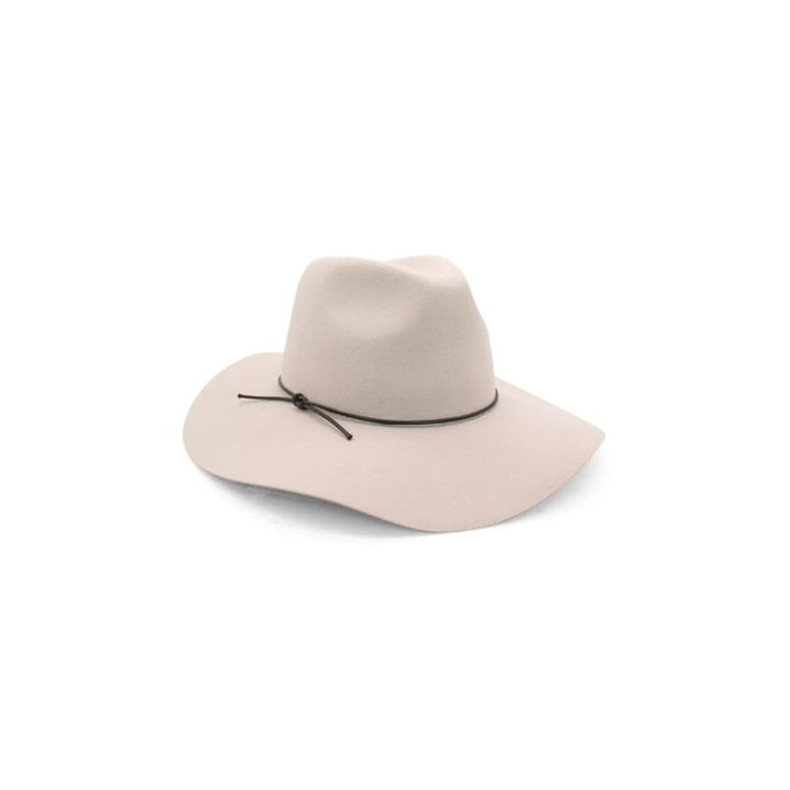 Kaiya Soft Wool Felt Fedora | Beige - Accessories
