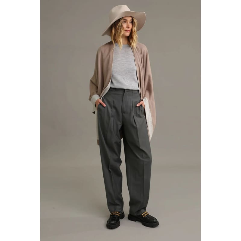 Kaiya Soft Wool Felt Fedora | Beige - Accessories