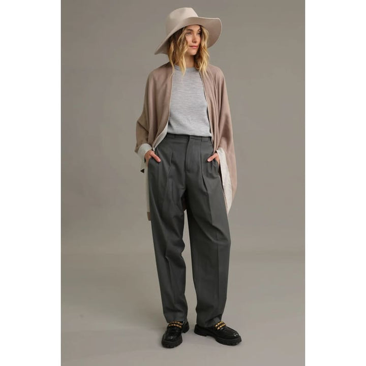 Kaiya Soft Wool Felt Fedora | Beige - Accessories