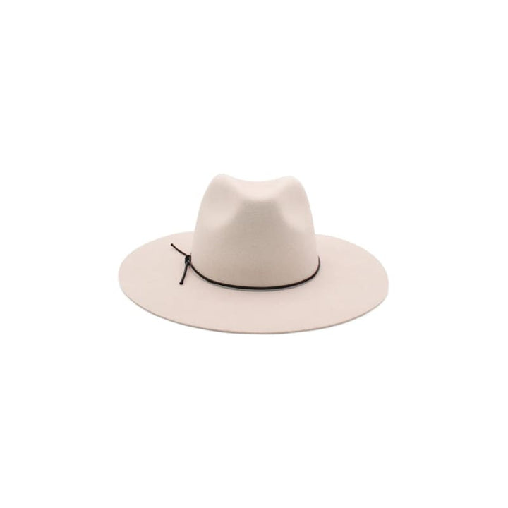 Kaiya Soft Wool Felt Fedora | Beige - Accessories