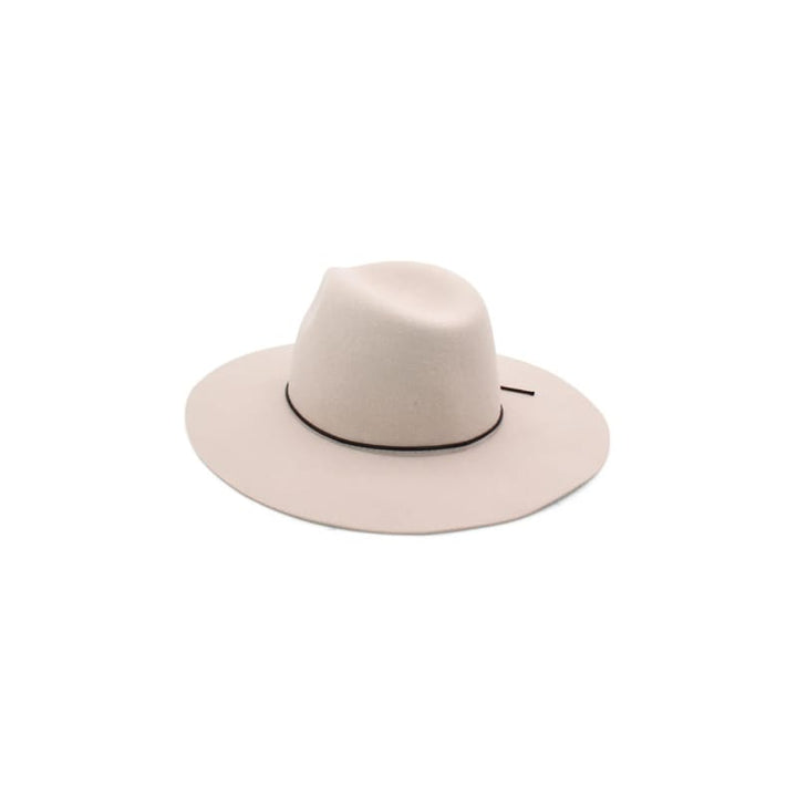 Kaiya Soft Wool Felt Fedora | Beige - Accessories