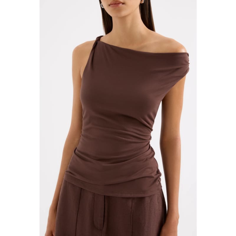 Kassias Top | Chocolate - Tops