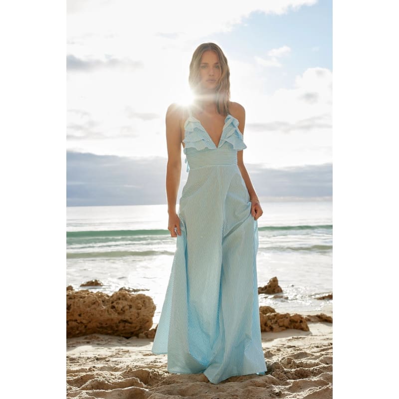 Kiki Dress | Lagoon Stripe - Dress