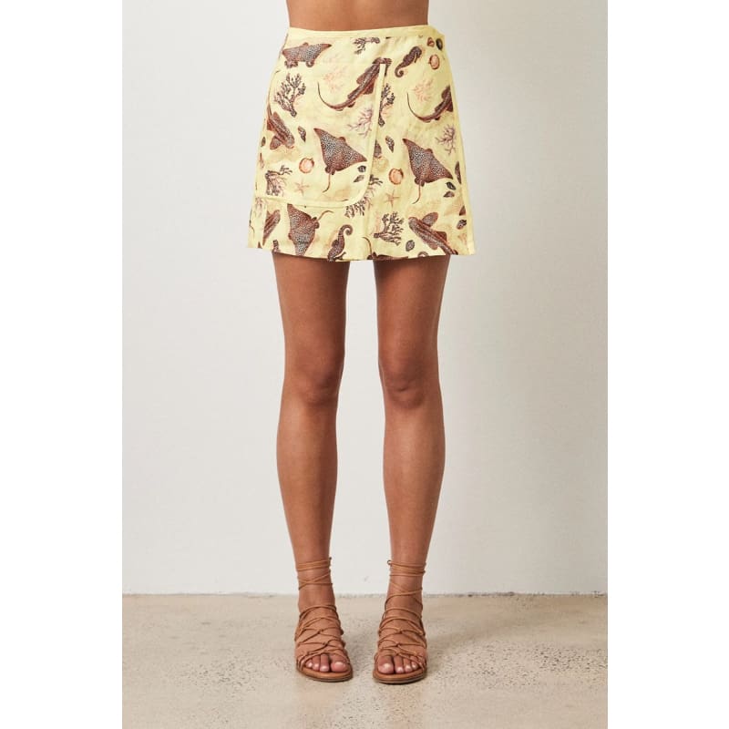 Koonya Skirt | Sealife Lemon - Bottoms