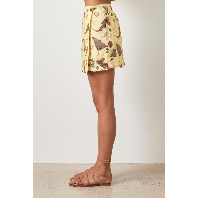 Koonya Skirt | Sealife Lemon - Bottoms