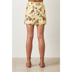 Koonya Skirt | Sealife Lemon - Bottoms