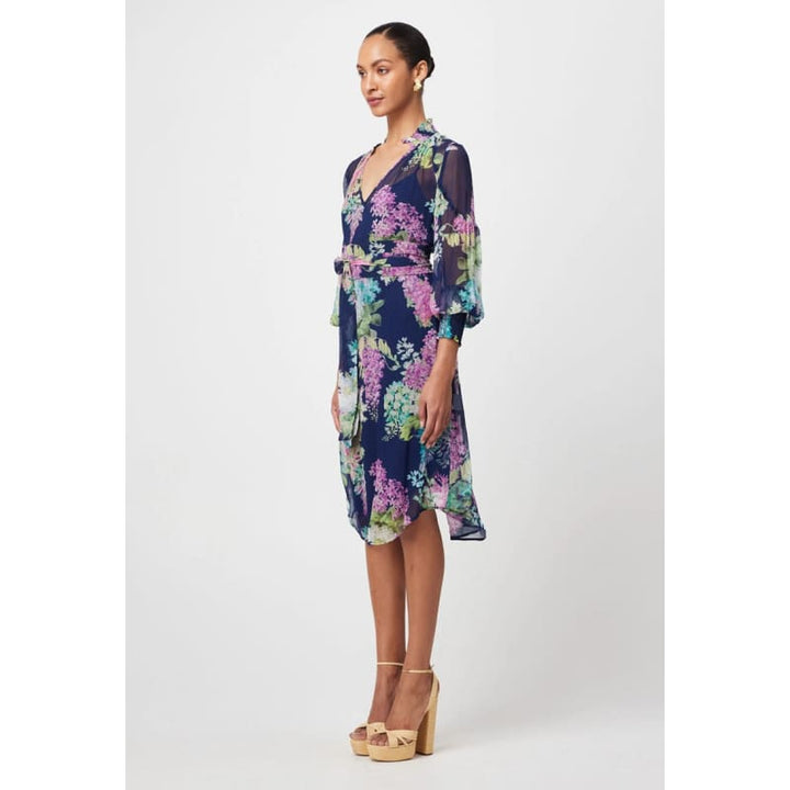 Lane Viscose Chiffon Dress | Wisteria Alba - Dress