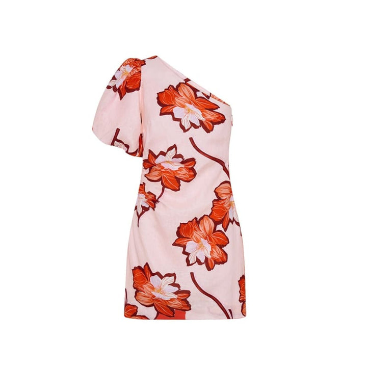 Lani One Shoulder Mini Dress - Dress