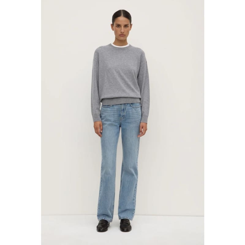 Lara Cashmere Knit Tank | Grey Marle - Knitwear