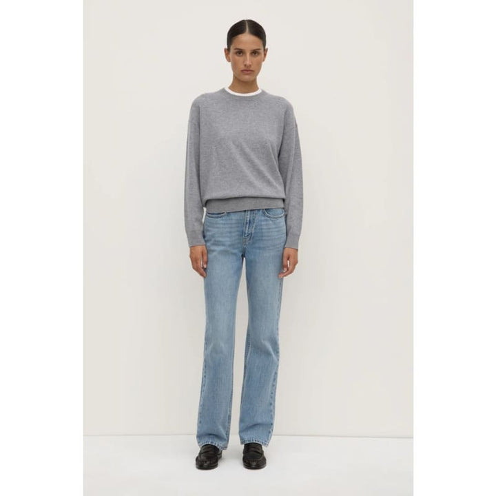 Lara Cashmere Knit Tank | Grey Marle - Knitwear