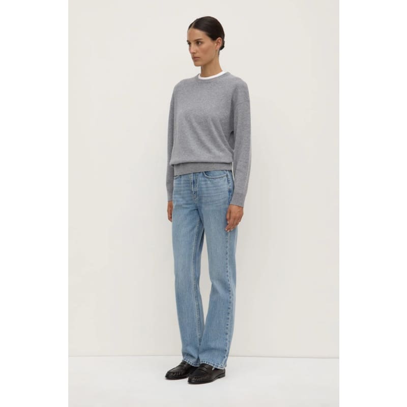 Lara Cashmere Knit Tank | Grey Marle - Knitwear