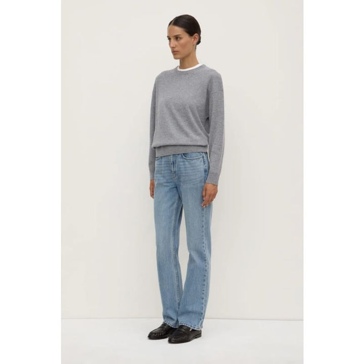 Lara Cashmere Knit Tank | Grey Marle - Knitwear