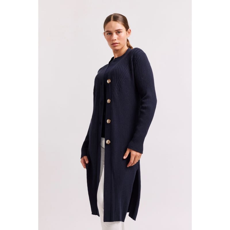 Leah Cardi Neat Navy - Tops