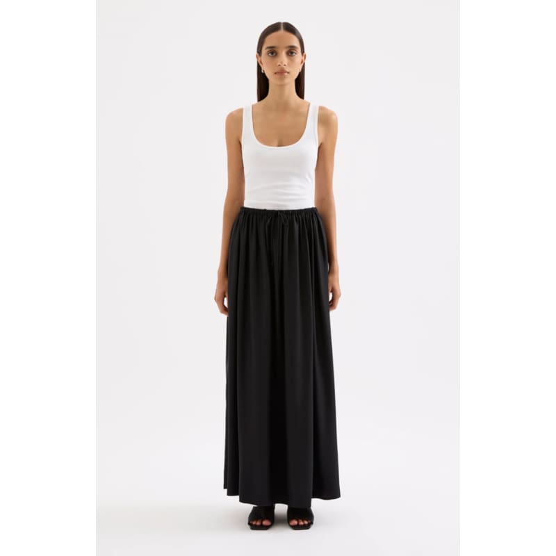 Leandra Maxi Skirt | Black - Bottoms